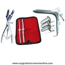 Hegar uterine dilator set 2 Pieces, 7-8,11-12, mathieu speculum, grave large, collin 3pcs